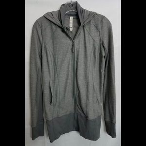 Lululemon Gray Zip Hoodie Jacket Sz 6
